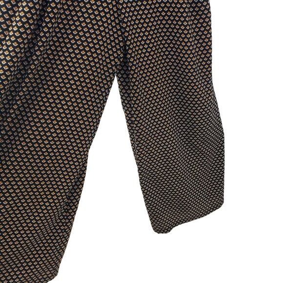 Max Studio Graphic Print Double V-Neck Jumpsuit Size Medium - Picture 7 of 8